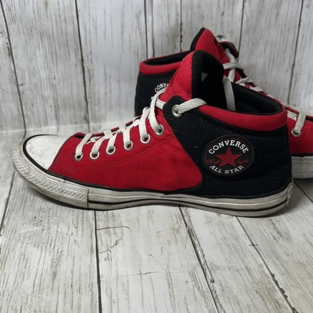 Converse Chuck Taylor All Star High Street Red Black Mens 10 169110F‎ Mid Top